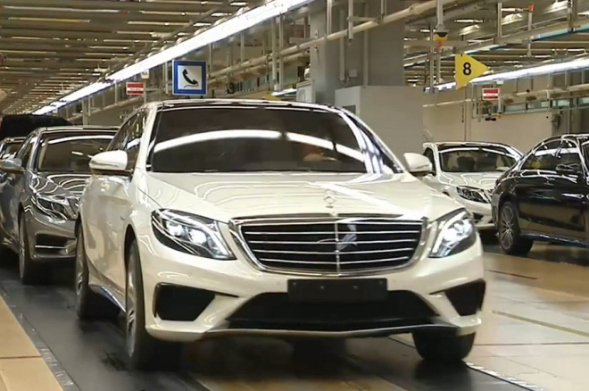 Nový Mercedes S 63 AMG 2014 překvapivě odhalen, při zahájení výroby