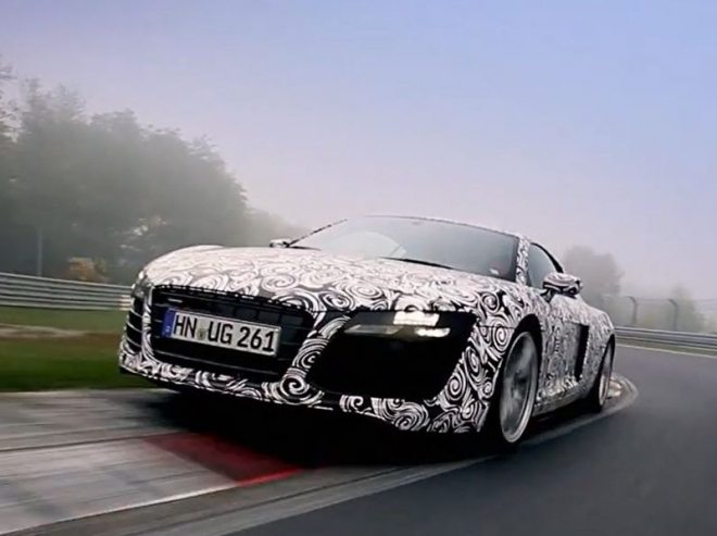 Audi R8 2012: vývoj faceliftu na videu, vůz prý stačlo „optimalizovat”