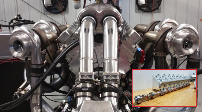 Toto jsou nové detaily motoru 12,3 V16 se čtyřmi turby, překoná i 5 000 koní