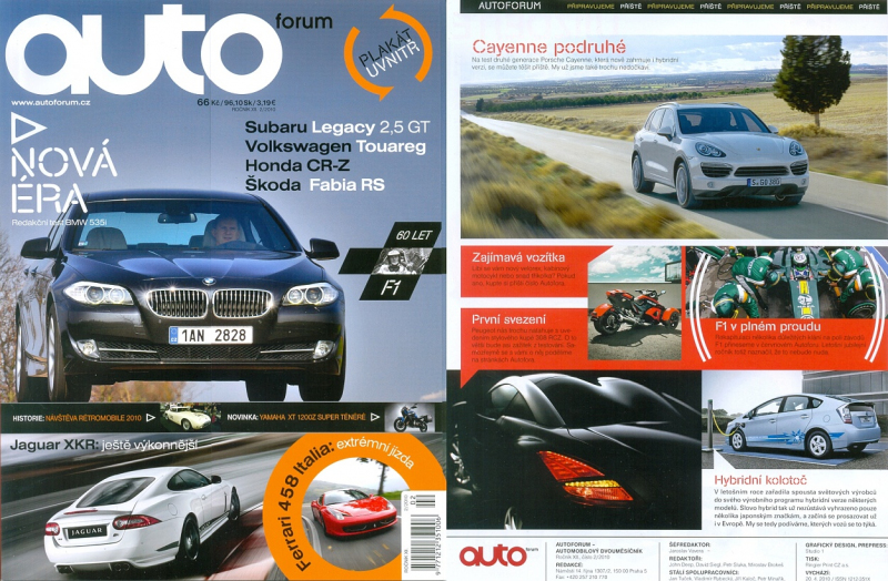 Autoforum 2/2010: právě v prodeji - 0 -