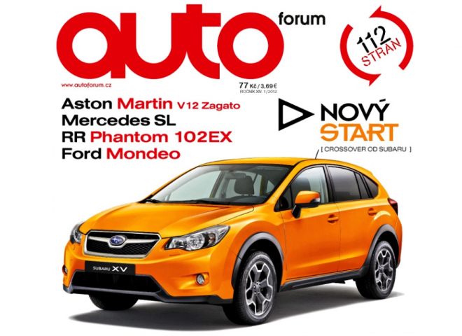 Autoforum 1/2012 je v prodeji, opět vám nabízíme číslo zdarma