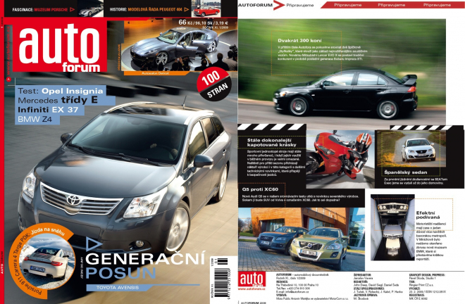 Takřka jarní číslo časopisu Autoforum právě v prodeji