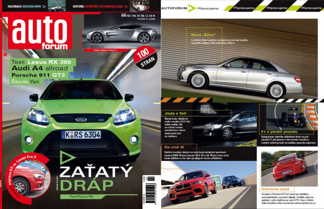 Nové číslo časopisu Autoforum je na stáncích