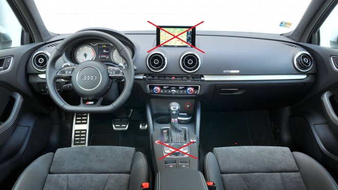 Víte, co má Audi A3 v úplném základu místo vyjížděcího displeje MMI?