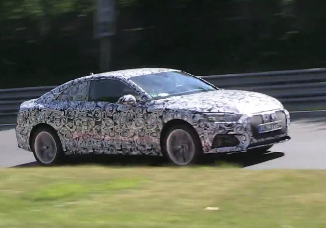 Nové Audi A5 nachytáno na Ringu, možná rovnou ve verzi S5