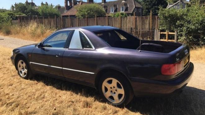 Unikátní luxusní pick-up Audi vznikl dost bláznivým způsobem