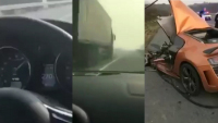 Řidič Audi R8 V10 se prý natáčel v až 320 km/h v odstavném, záhy zemřel (video)