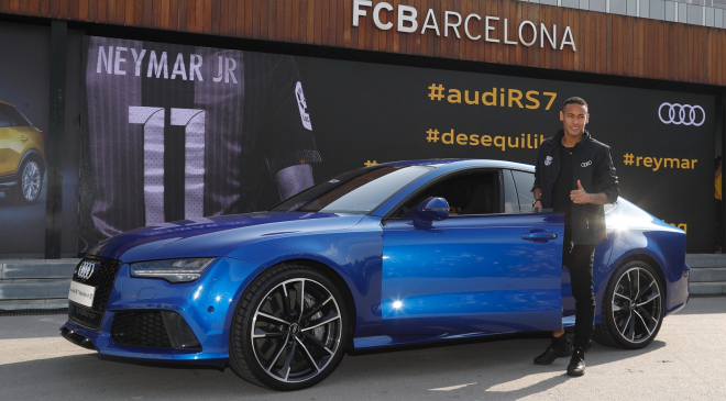 Fotbalisté Barcelony si mohli vybrat Audi dle chuti. A většinou překvapili