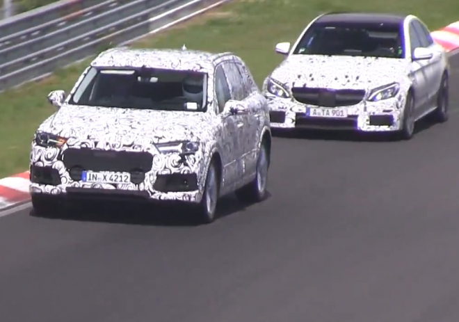 Audi SQ7 již řádí na Ringu, prototypu Mercedesu se ovšem nevyrovná (video)
