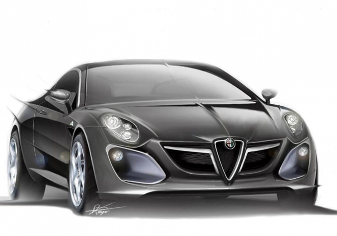 Alfa Romeo Giulia 2015: nových ilustracím schází jeden pár dveří