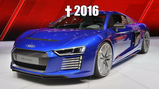 Audi znovu zabilo R8 e-tron, po roce a půl a méně než 100 prodaných kusech