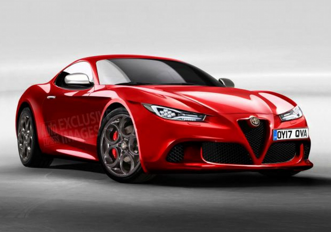 Alfa Romeo 6C: větší kupé hodlá zatopit Jaguaru F-Type, v roce 2017