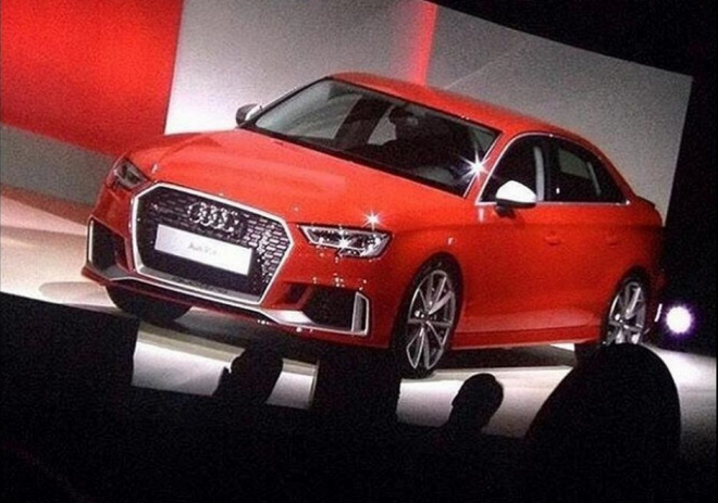 Audi RS3 Sedan odhaleno únikem, bude k mání také v Evropě? (foto)