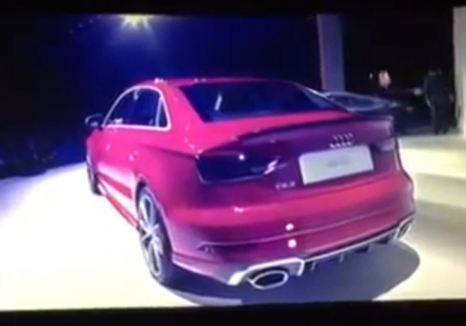 Uniklo video celé interní prezentace Audi RS3 Sedan, má vážně 400 koní