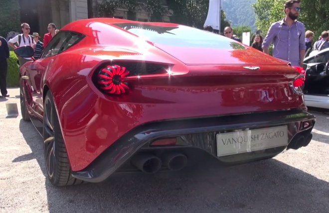 Aston Martin Vanquish Zagato předvedl zvuk své V12, naživo působí lépe (video)
