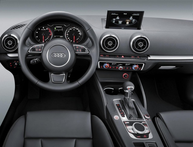 Nové Audi A3 2012 odhalilo svůj interiér