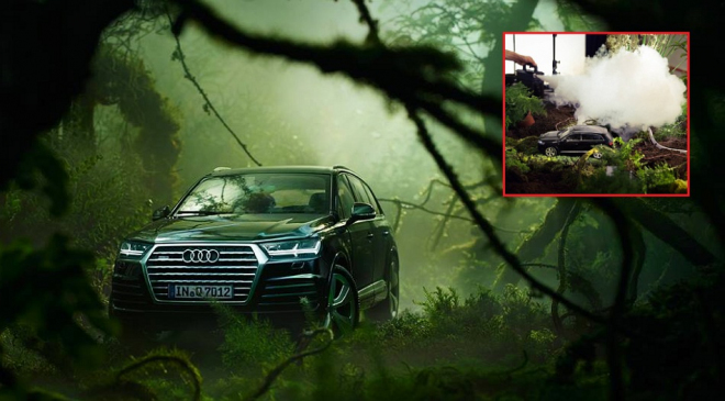 Tyto prezentační fotky nových Audi vůbec nezobrazují skutečná auta. Jak vznikly?
