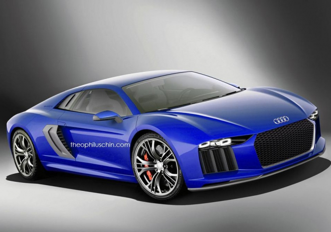 Takhle bude vypadat nová R8, pokud ji Audi postaví z Nanuku (ilustrace)