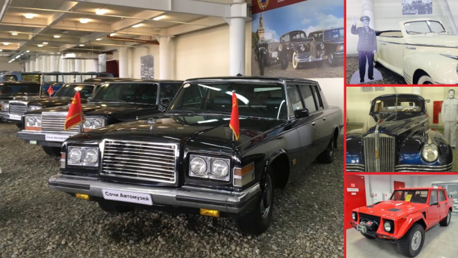 V Rusku mají úžasné muzeum aut. Je tu vše, auta Stalina, Gagarina i Ferrari F40