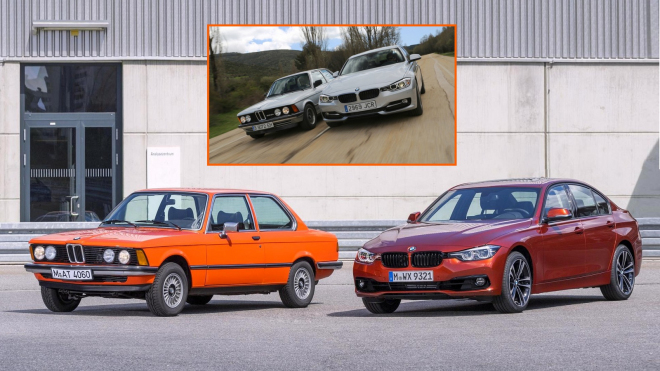 BMW vedle sebe postavilo starou a novou řadu 3. Tak, aby zastřelo nárůst velikosti