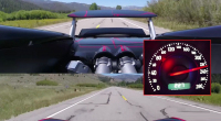 Takhle vypadá 370 km/h na okresce z pohledu řidiče i okolí (videa)