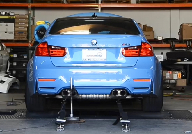BMW M3 2014 zváženo i změřeno na brzdě, jeho hmotnost je reálně vyšší (video)