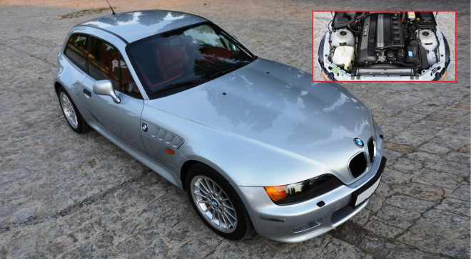 BMW Z3 Coupe v dokonalém stavu nemusí stát majlant, jednu pihu ale má