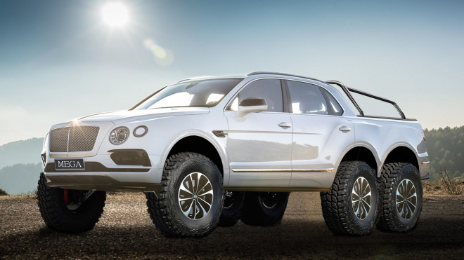 Šejkové mají novou modlu, jedna firma nabízí Bentley Bentayga 6x6 Mega pick-up
