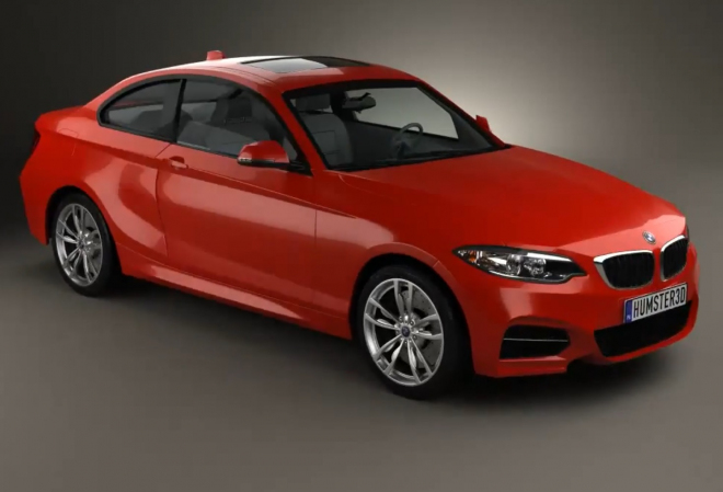 BMW 2 2014: nová vizualizace odhaluje mnichovské kupé ze všech stran (video)