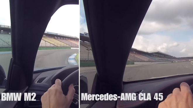 BMW M2 vs. Mercedes-AMG CLA 45 na okruhu: překvapivě jasný výsledek (video)