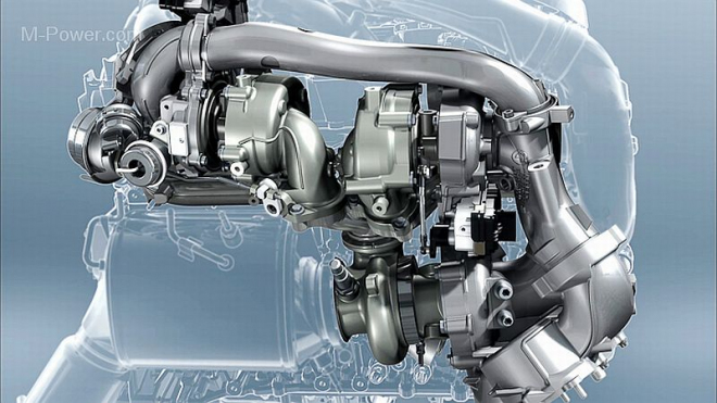 BMW tri-turbo diesel: takto funguje systém trojitého přeplňování