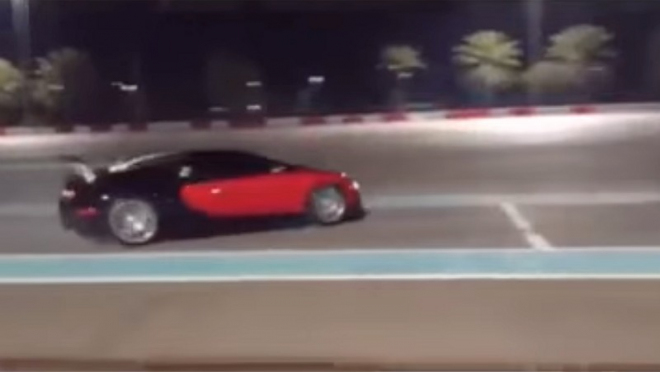 Driftování s Bugatti Veyron je extrémní zábava svého druhu (videa)