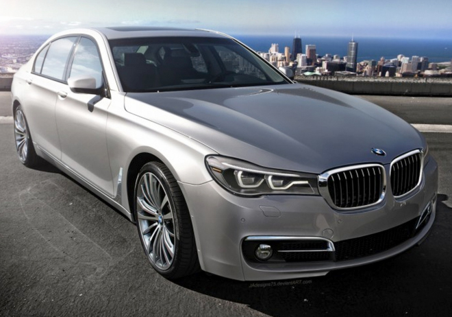 BMW 7 2016 na zatím nejvěrohodnější ilustraci budoucnost více než naznačuje