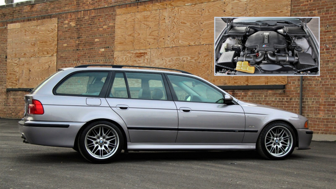 Ostrý kombík, který BMW vyrobilo jeden jediný, teď může být váš: M5 Touring E39