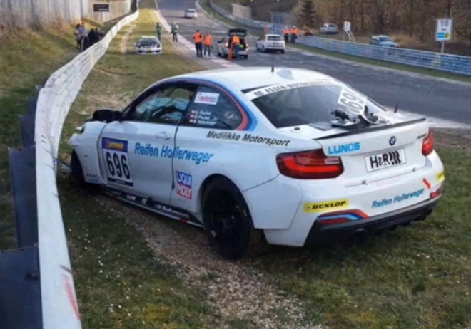 BMW M235i Racing havarovalo těsně před závodní premiérou (video)