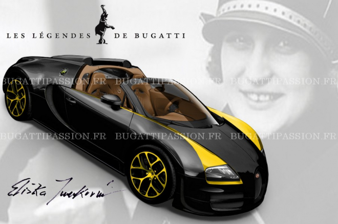 Bugatti Veyron Legends Eliška Junková nakonec bude, tohle má být první fotka