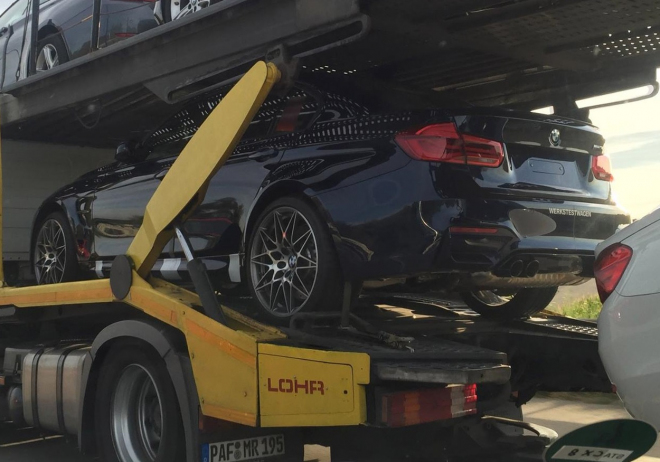 BMW M3 Competition nafoceno při převozu, dorazit má ale až příští rok