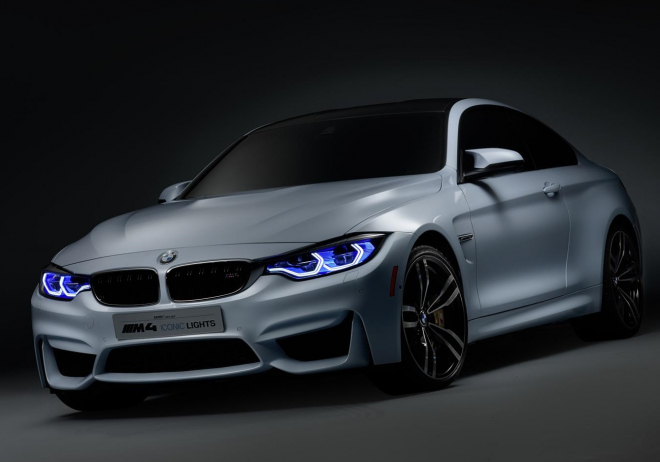 BMW M4 Concept Iconic Lights: vpředu lasery, vzadu organické diody
