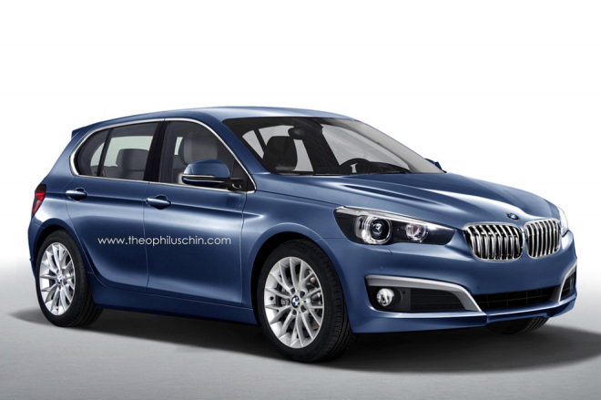 Nejmenší hatchback BMW s pohonem předních kol: takhle by mohl vypadat (ilustrace)