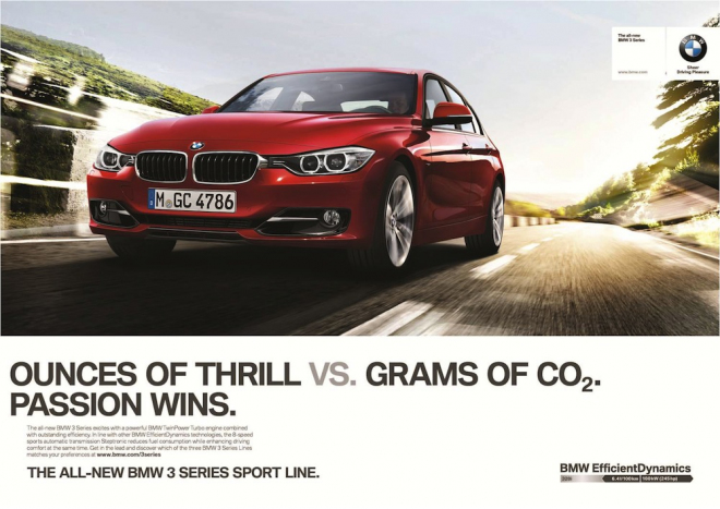 BMW končí s radostí, reklamní kampaně teď ovládne vášeň
