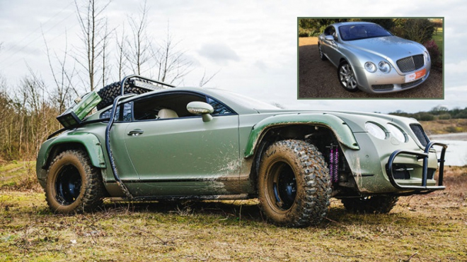 Nejbizarněji upravené Bentley je na prodej. Toto monstrum přežije Dakar i apokalypsu