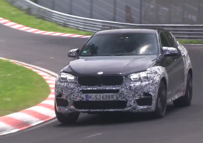 Nové BMW X6 M řádí na Nürburgringu, dostane ještě vyšší výkon (video)
