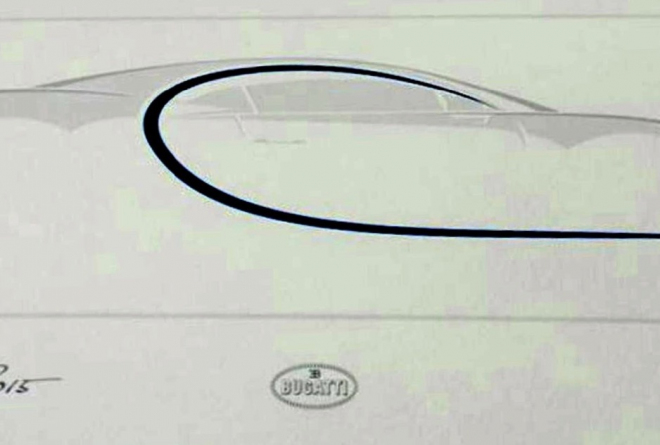 Bugatti Chiron se prý začalo odhalovat zákazníkům, tohle má být první ilustrace