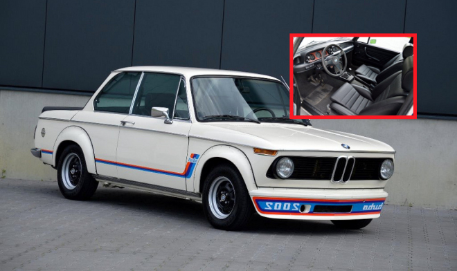 K mání je BMW 2002 turbo v krásném stavu, stojí ale víc než nová M4