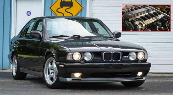 BMW M5 E34 s dvanáctiválcem z 850CSi je sleeper, který se nezdá