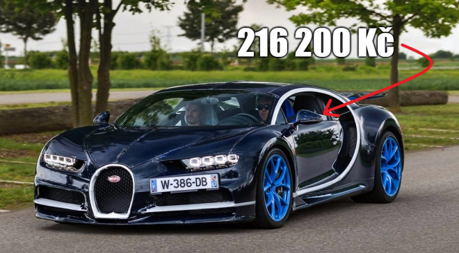 Toto je všech 15 prvků příplatkové výbavy Bugatti Chiron. Jejich ceny vás dostanou