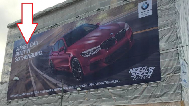 BMW si v reklamách utahuje z Volva, rozmístilo je přímo kolem jeho ústředí