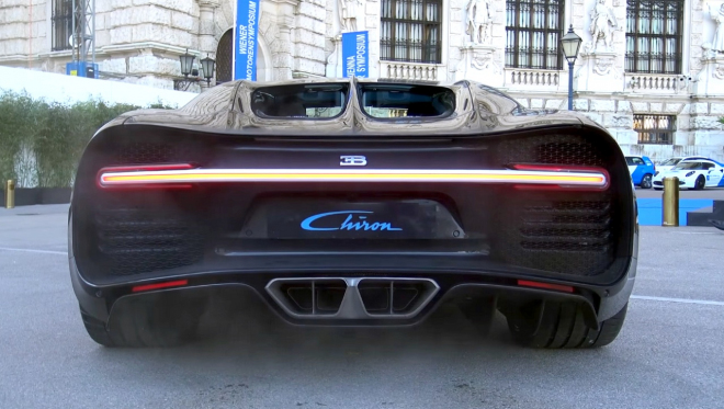 Bugatti Chiron předvedlo ve Vídni svůj zvuk i aerodynamiku, naježí vám chlupy (video)