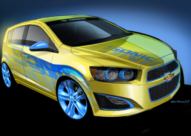 Chevrolet pro SEMA 2013: Aveo v mnoha rolích, chybět nebude ani elektromobil