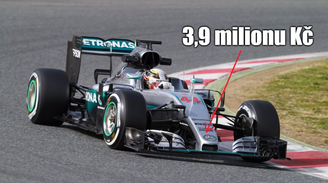 Kolik stojí díly na monopost Formule 1? Vedle tohoto je i Bugatti pro chudé
